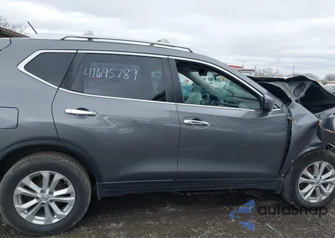 2016 Nissan Rogue Sv z USA, uszkodzony, nr VIN JN8AT2MV3GW152928